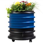 WORMbox | Wormery Worm Farm composter 3 Blue Trays + Planter | 48 liters | Organic Waste Compost, make your Worm Castings