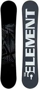 5th Element Forge Freeride-All Mountain Snowboard for Men with Rocker-Designed for Beginners and Intermdiate Riders-Regular and Wide (161cm Wide)