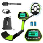 Metal Detector for Adults & Kids, GoGonova Kids Metal Detector, Waterproof Metal Detectors with High Accuracy Lightweight Search Coil, All Metal & Disc Modes for Junior & Youth Gold Detector