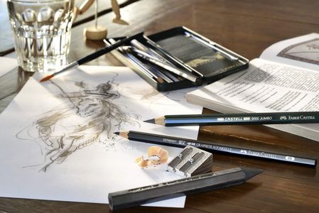 Faber-Castell 9000 Art Pencil Set – 12 Graphite Drawing Pencils