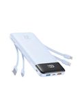 Charmast 20000mAh Portable Charger with 4 Built-in Cables & 6 Outputs, 22.5W Power Bank Fast Charging - USB C External Battery Pack for iPhone 16 15 14, Android, iPad, Tablet & More (Travel Essential)