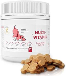 Super Paws Vitacare Dog Vitamins and Supplements - Our Dog Multivitamin & Puppy Vitamins Improve your dog's immune system with chewable multivitamin - Overall Health and Wellbeing Support