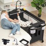 Bedside Bassinet, 5 in 1 Baby Bassi