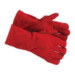 Silverline 282389 Welders Gauntlets,Red,330 mm