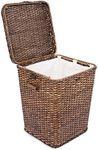 BirdRock Home Rattan Peel Hamper wi