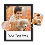 Custom Diamond Painting Kits with Photo Text – Personalized Diamond Art, Customized Private Picture Arts Craft Decor for Family, Mom, Dad, Kids, Dog, Friends, Loves, 11.8×15.7 Inch