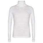 A2Z 4 Kids Girls T Shirt Top Thick Cotton Turtleneck Long Sleeves - Polo Neck 002 White 3-4