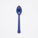 Amscan 9915409-209 - Navy Blue Eco-Friendly Re-usable Dishwasher Safe Plastic Party Spoons - 24 Pack