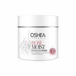 Oshea Herbals Rosemoist Face Moisturising Cream for All Skin Types | Improves Skin Firmness & Radiance with 24 Hrs Moisturising | Enriched with Almond Oil, Rose & Neem Extract | Paraben Free 100g