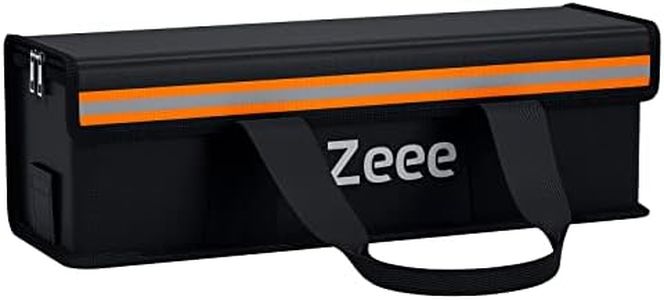 Zeee Sac de Batterie pour Vélo Electrique Sac Ignifuge Antidéflagrant pour Ebike Batterie, Grande Boîte de Sécurité Rangement et Transport Faciles des Batteries Lipo(19,3 * 5,9 * 5,9 in)