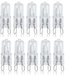 10 x Eveready G9 40W Halogen Light Bulb Clear Capsule Lamps Long Life, Warm White