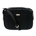 PAUL COSTELLOE Genuine Leather Crossbody Bag - Stylish & Versatile, SAZAVA (JET BLACK)