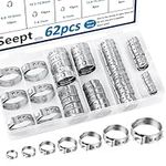 Seept 62Pcs 7 Sizes 304 Stainless S
