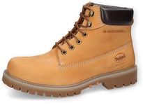 Dockers by Gerli Men Combat Boots, Men´s Ankle Boots,Warm Lining,Boots,Half Boots,Booties,lace-up Boots,Golden tan,41 EU / 7.5 UK