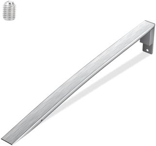 LXun Upgraded W10806512 Refrigerator Door Handle Compatible with Whirlpool Refrigerator Stainless Steel Fridge Door Handle Replacement for AP5982853 PS11703503 White Refrige Freezer Handle with Screw