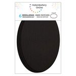 Piece Knee Patches Black. Iron Pads to Protect Your Clothes and Repair of Trousers, Jackets, Sweaters, Shirts. 16 x 10 cm. RP7 (6)