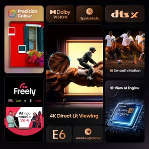 Hisense 50" 4K Ultra HD Smart TV – AI Engine, Precision Colour, Streaming Apps