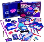 GirlZone Ultimate Secret Agent Writing Set, Exciting Spy Kit and Stationery Set for Girls with Spy Pen & Stationery Paper, Fun Kids Birthday Presents and Kids Spy Toys