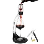 AIKARO Wine Air Aerator Pourer Red Wine Decanter with Filter, Stand and Corkscrow (Set)