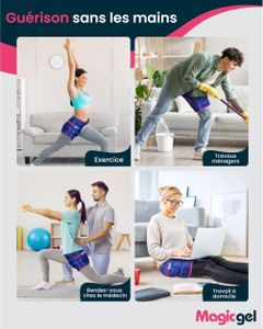 Magic Gel Hip Ice Pack Wrap – Reusable Cold Therapy Support