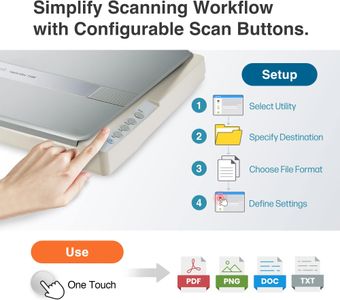 Plustek OS1180 A3 Flatbed Scanner – High-Resolution Document Scanner