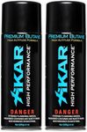 XIKAR PUROFINE High Altitude Performance Butane Fuel Refill - Premium Quality Fuel for Lighters with Jet Flame and Zero Impurities | Pure Butane Refill for Clean Burning - 8 Oz (400ml) Pack of 2