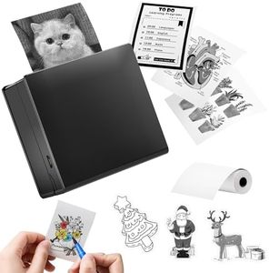 Memoking Thermal Mini Printer - M02 Instant Photo Printer with Tape 1 Roll - 2" Inkless Pocket Printer for Phone & Pad, 2023 Fun Teens - Mini Sticker Maker Machine for Photos,Memo,DIY,Journal