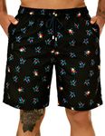 KAILUA SURF Big and Tall Mens Swim Trunks, 9" Mens Designer Quick Dry Bathing Suit Boardshorts for Men