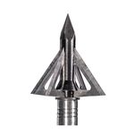 Slick Trick 1 1/8 Magnum 3pk 125 grn Stainless Broadhead, Silver/Black