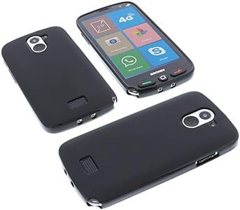 foto-kontor Custodia Compatibile con cellulari Brondi Amico Smartphone XS Nero Cover in Gomma TPU di Colore Nero