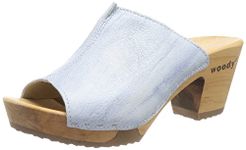 Woody Women's Elly Clog, Blue, 6 UK