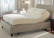 Electric Bed Extra Long Fitted Sheet Double 4'6" x 6'6" (135cm x 198cm) 200tc Cotton Blend Percale Fully Elasticated (White)