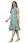 Fashion Dream Women’s Georgette Rama A-Line Floral Print Dresses(RAMA_M)