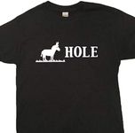 Asshole jackass donkey shirt funny short sleeve u