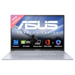 ASUS Vivobook 16X,Intel Core i7-13620H,Creator/Gaming Laptop(RTX 3050-4GB/16GB RAM/512GB SSD/FHD+/16"/144Hz/Backlit Keyboard/M365 Basic (1Year)*/Office Home 2024/Cool Silver/1.8 Kg) K3605VC-RP492WS