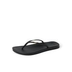 Reef Cushion Slim Women's Flip-Flops, Black, Size 8