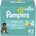 Pampers Baby Dry Diapers - Size 4, 