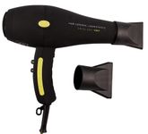 Hair Forensic Professional Hair Dryer - Dryology 1850 - Black | 1875W | Multi-step Swith | 2 x Ionic Infused Concentrator