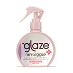Glaze MirrorGlaze Super Sleek Hair Shine Spray – Transforms Frizz to Glass-Like Shine, Protects from Heat, Blocks Humidity + Repairs Bonds – 190ml