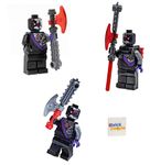 LEGO Ninjago Army: Three Nindroid Warrior Combo Pack - Minifigures with Weapons