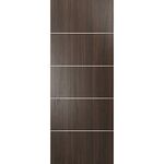 Wood Panel Brown Slab 42 x 84 | Planum 0020 Chocolate Ash | Use as Pocket Sliding Closet Door | Sturdy Solid Core Stripes Modern Door