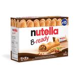 NUTELLA B-READY, Snack Bars, Crunchy Wafer Filled With Delicious NUTELLA, 15 bars pack, 330g