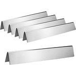 GFTIME 7620 17.5 Inches Flavor Bars for Weber Genesis 300 Grill Parts, Genesis E310 E320 E330 S310 S330 EP-310 EP-320 EP-330 Grills (with Front Control Knobs), Stainless Steel Heat Plate