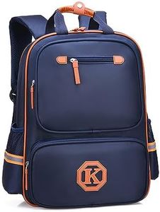 FANDARE Mode Sac à Dos Enfants Sacs Scolaires Children Cartables Adolescent Sacs D'école Loisir Garçons Filles Sacs de Voyage Cartables Femmes Multicolore Daypack Bookbag Imperméable Nylon Bleu M