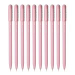 Hauser XO Girls Squad Pink Body 0.6mm Ball Pen | Minimalistic Body with Matt Finish Body | Black Ink, Pack of 40 Pens