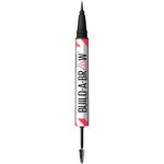 Maybelline New York, Build A Brow: 2 in 1 Brow Pen + Sealing Gel, Real-looking, Fuller Brows, Waterproof, Sweat- & Smudge-resistant, 24H Wear, Vegan Formula, Shade 260: Deep Brown