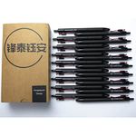 Fengtaiyuan Ballpoint Pens - Red Ink, 0.7mm Bullet Head, Fine Point, Writting Smooth, 18 Pack (RedYZBRP18)