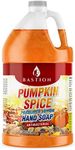 Bastion Antibacterial Hand Soap - Pumpkin Spice Moisturizing Pearlized Liquid Hand Wash - 1 Gallon (128 oz.) Bulk Refill Jug. Pumpkin Spice Scented. Non-toxic. Made in the USA.