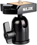 SLIK SBH-100 DQ Compact Ballhead with Quick Release, Supports 2.2 lbs., Black (618-324)