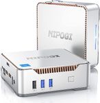 NiPoGi GK3PRO Mini PC,16GB DDR4+512GB M.2 SSD,Intel Celeron N5105 Mini Computer(up to 2.9GHz),Mini Desktop PC Support 4K Triple Display,Extended SSD,WiFi5,BT4.2, Small PC Home/Business/Office